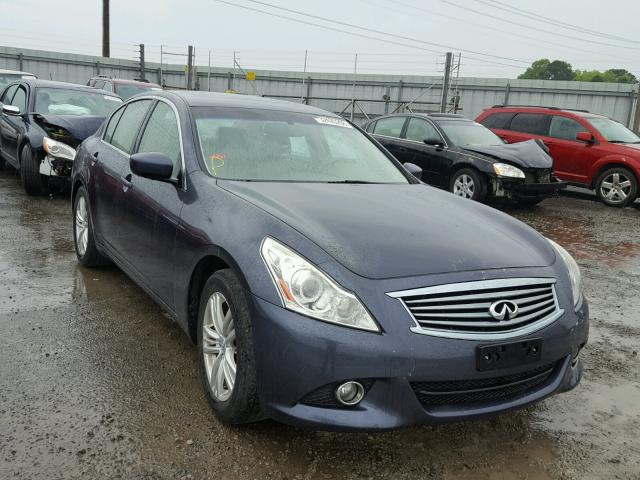 JN1DV6AP0BM830736 - 2011 INFINITI G25 BASE BLUE photo 1