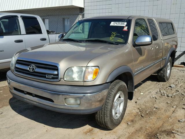 5TBRT34132S321364 - 2002 TOYOTA TUNDRA/SR5 金色 照片 2