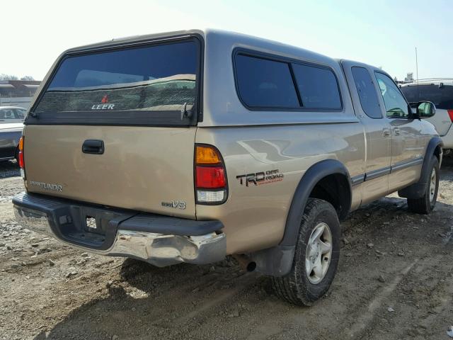 5TBRT34132S321364 - 2002 TOYOTA TUNDRA/SR5 金色 照片 4