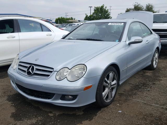 WDBTJ56H76F182823 - 2006 MERCEDES-BENZ CLK 350 SILVER photo 2