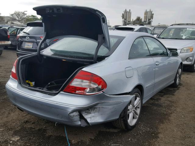 WDBTJ56H76F182823 - 2006 MERCEDES-BENZ CLK 350 SILVER photo 4