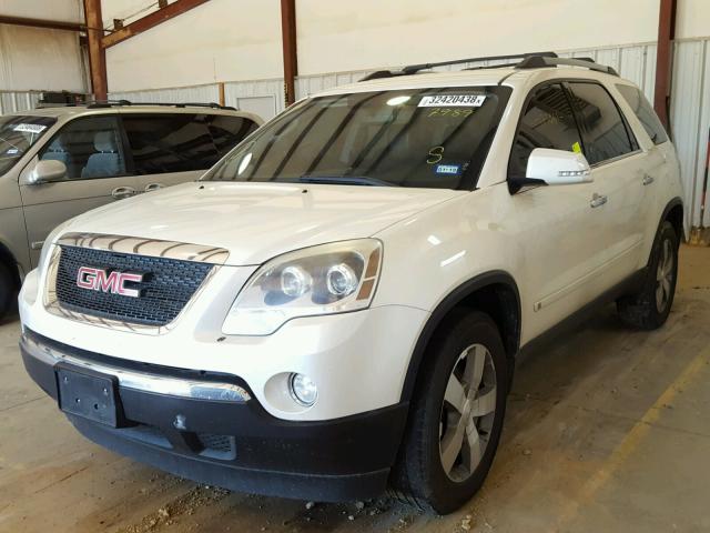 1GKLRMED3AJ167989 - 2010 GMC ACADIA SLT 白色 照片 2
