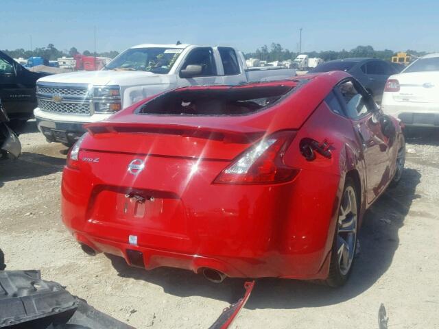 JN1AZ4EH1AM500858 - 2010 NISSAN 370Z RED photo 4