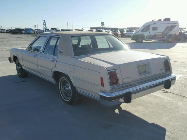 1FABP35D8BU168312 - 1981 FORD LTD CROWN TAN photo 3