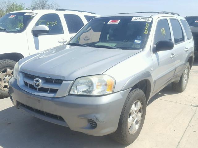 4F2YZ02Z06KM23579 - 2006 MAZDA TRIBUTE I SILVER photo 2