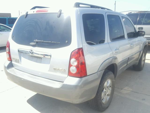 4F2YZ02Z06KM23579 - 2006 MAZDA TRIBUTE I SILVER photo 4