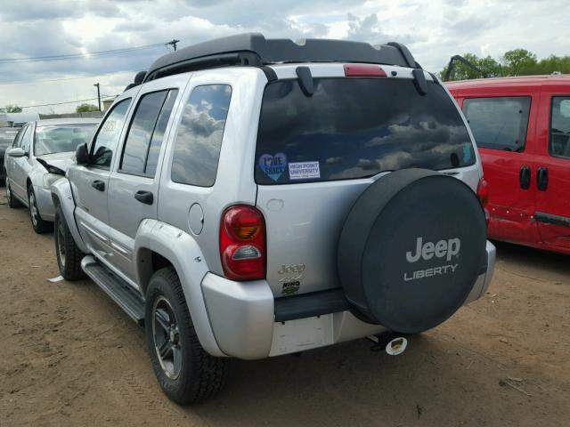 1J4GL38K03W622722 - 2003 JEEP LIBERTY RE SILVER photo 3