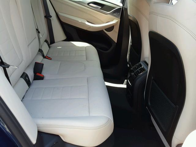 5UXTS3C54J0Y94942 - 2018 BMW X3 XDRIVE3 BLUE photo 6