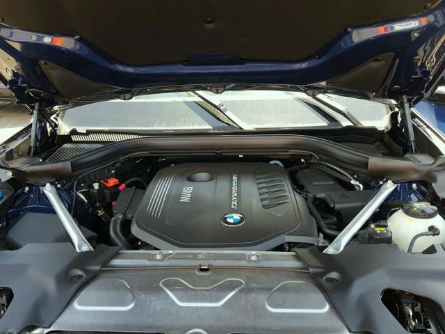 5UXTS3C54J0Y94942 - 2018 BMW X3 XDRIVE3 BLUE photo 7