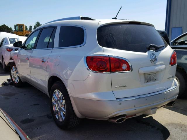5GAKVDED4CJ401368 - 2012 BUICK ENCLAVE WHITE photo 3