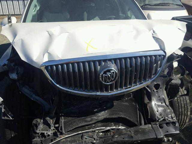 5GAKVDED4CJ401368 - 2012 BUICK ENCLAVE WHITE photo 7