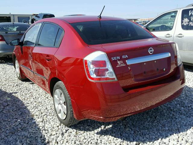 3N1AB6APXAL632394 - 2010 NISSAN SENTRA 2.0 RED photo 3