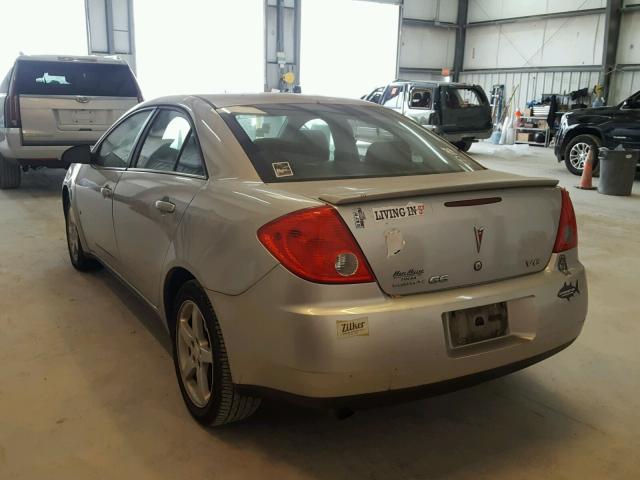 1G2ZG57N084146604 - 2008 PONTIAC G6 BASE SILVER photo 3