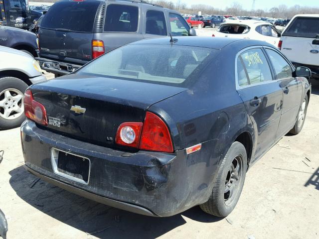 1G1ZG57B18F167685 - 2008 CHEVROLET MALIBU LS 黑色 照片 4
