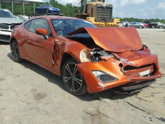 JF1ZNAA19D2725327 - 2013 TOYOTA SCION FR-S ნარინჯისფერი ფოტო 1