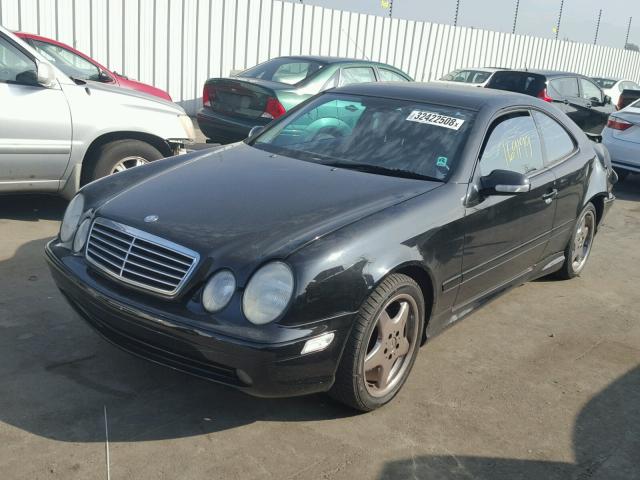 WDBLJ70G52F193177 - 2002 MERCEDES-BENZ CLK 430 BLACK photo 2