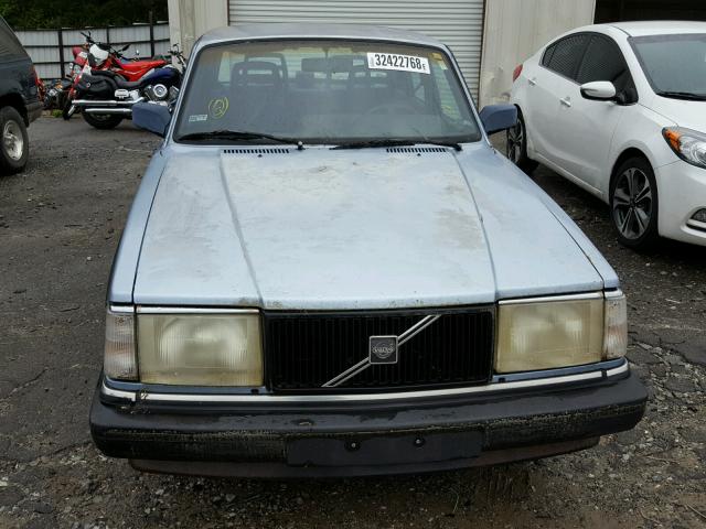 YV1AS8800N1460689 - 1992 VOLVO 240 BASE BLUE photo 9