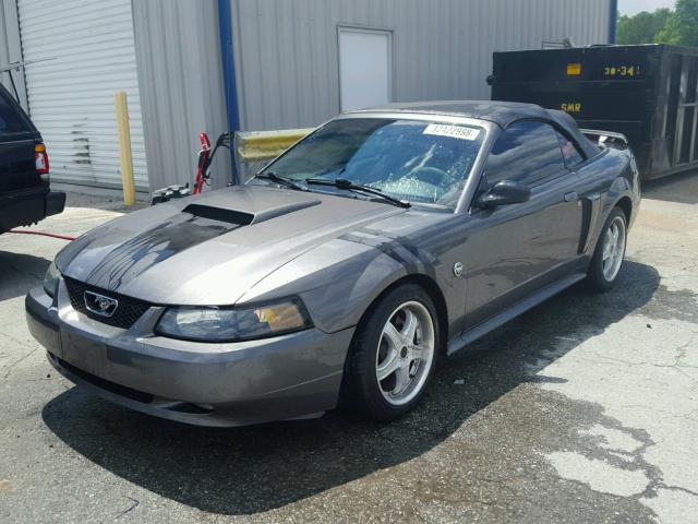 1FAFP45X24F106350 - 2004 FORD MUSTANG GT GRAY photo 2
