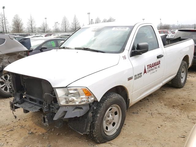 3C6JR6DT3EG256161 - 2014 RAM 1500 ST WHITE photo 2