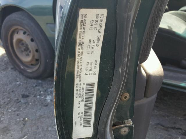 1B3ES47Y8WD637062 - 1998 DODGE NEON HIGHL GREEN photo 10