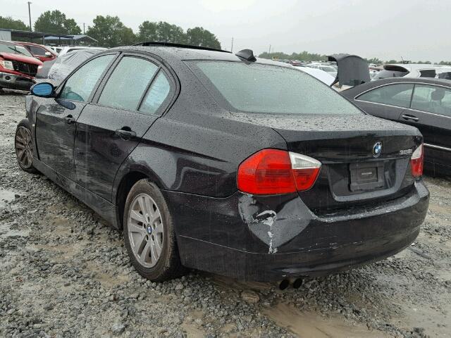 WBAVA37517NE28341 - 2007 BMW 328 I BLACK photo 3