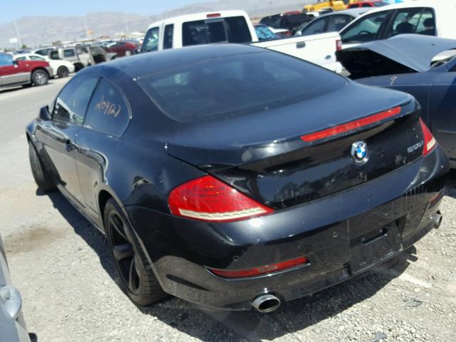 WBAEA53528CV91155 - 2008 BMW 650 I BLACK photo 3