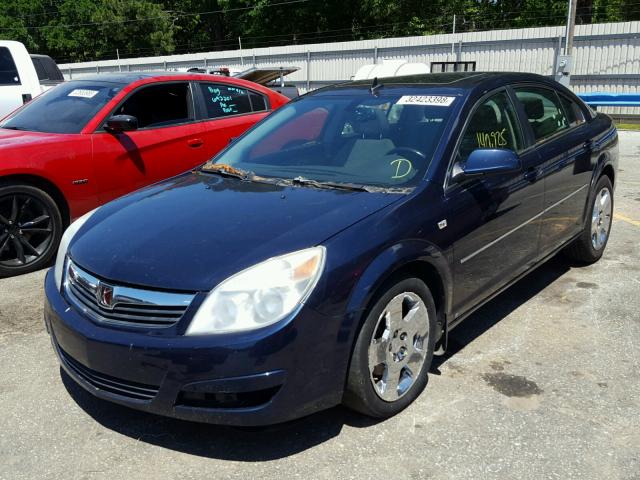 1G8ZS57BX8F251780 - 2008 SATURN AURA XE BLUE photo 2