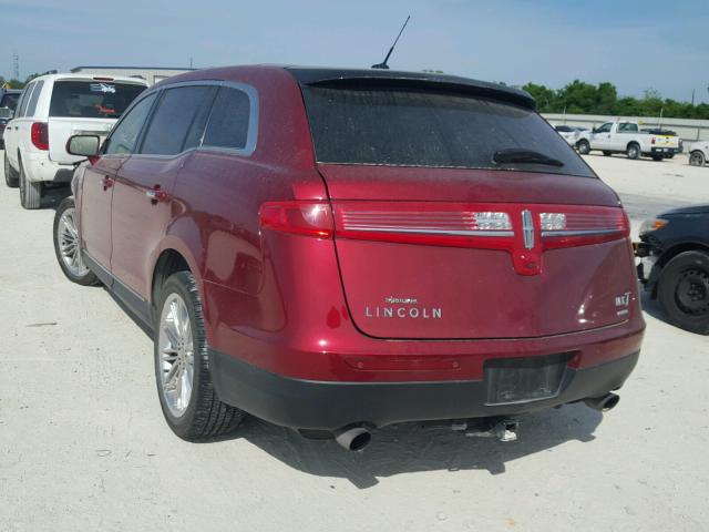 2LMHJ5AT7EBL58711 - 2014 LINCOLN MKT RED photo 3