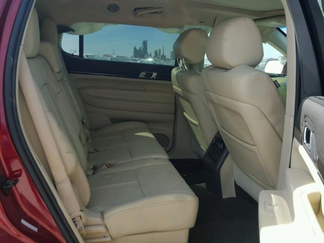 2LMHJ5AT7EBL58711 - 2014 LINCOLN MKT RED photo 6
