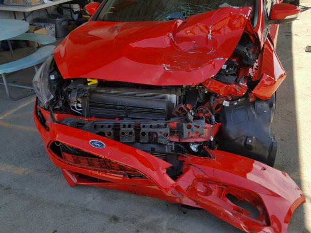 1FADP3L97HL334177 - 2017 FORD FOCUS ST RED photo 9