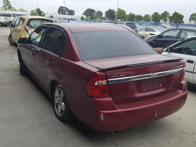 1G1ZU53886F241667 - 2006 CHEVROLET MALIBU LTZ 红色 照片 3