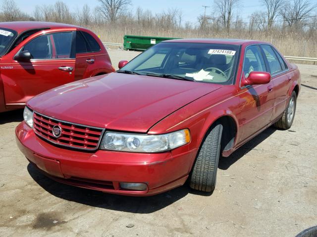 1G6KS54YX4U112614 - 2004 CADILLAC SEVILLE SL RED photo 2