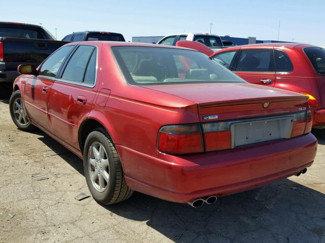 1G6KS54YX4U112614 - 2004 CADILLAC SEVILLE SL RED photo 3