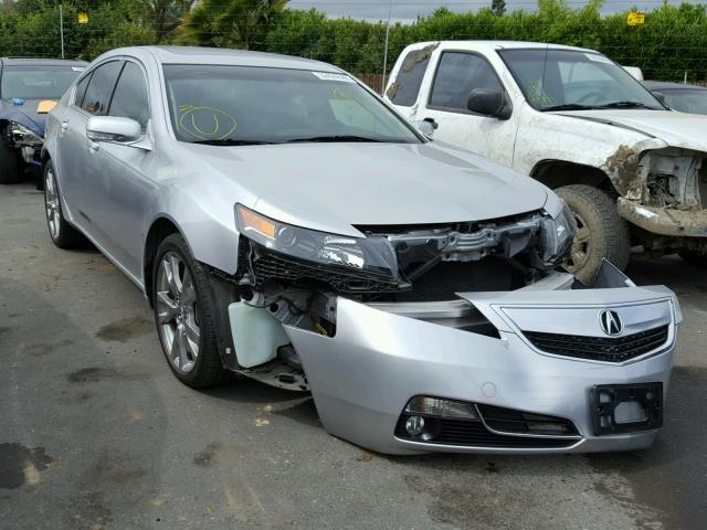 19UUA9F7XDA004128 - 2013 ACURA TL ADVANCE SILVER photo 1