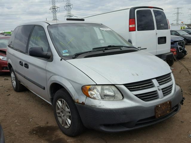 1D4GP25R05B284502 - 2005 DODGE CARAVAN SE SILVER photo 1