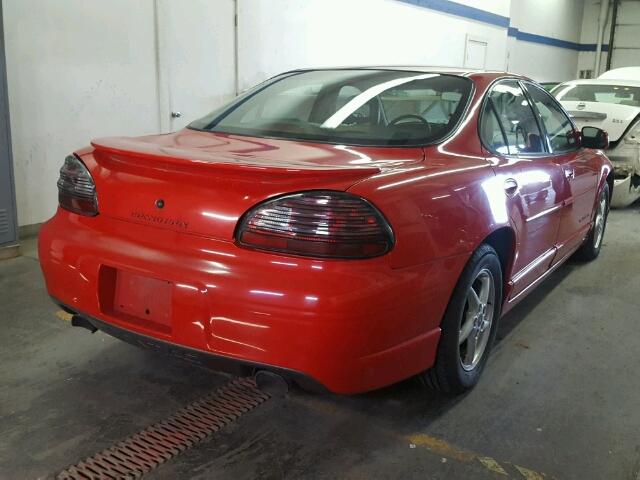 1G2WP52K0XF337068 - 1999 PONTIAC GRAND PRIX წითელი ფოტო 4