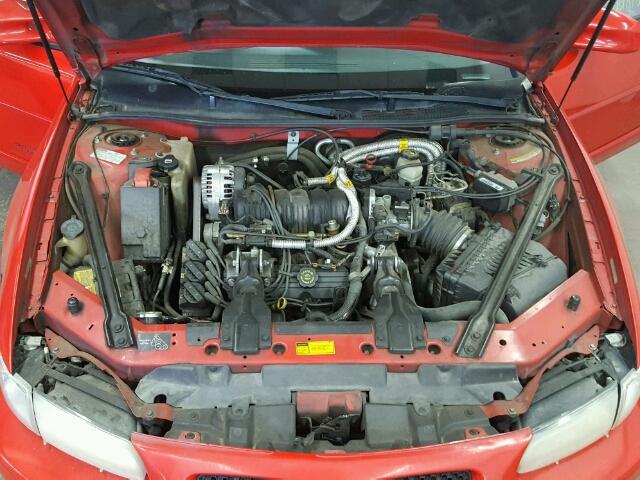 1G2WP52K0XF337068 - 1999 PONTIAC GRAND PRIX წითელი ფოტო 7