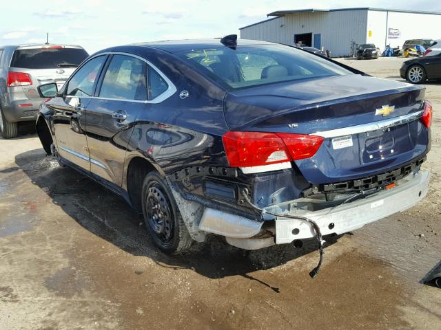 2G1125S3XJ9144917 - 2018 CHEVROLET IMPALA PRE BLUE photo 3