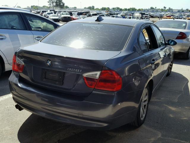 WBAVA33587PG39126 - 2007 BMW 328 I GRAY photo 4