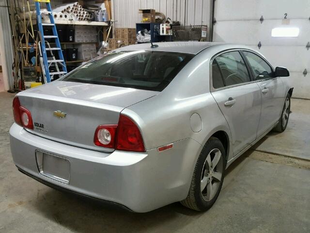 1G1ZC5E16BF123842 - 2011 CHEVROLET MALIBU 1LT 银色 照片 4