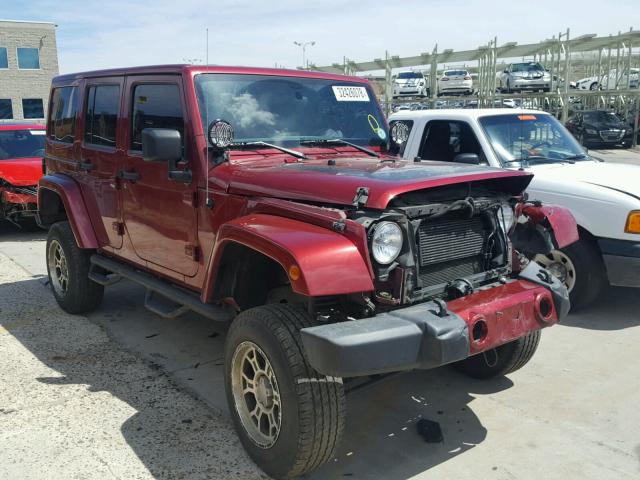 1C4BJWEG5CL255082 - 2012 JEEP WRANGLER U RED photo 1