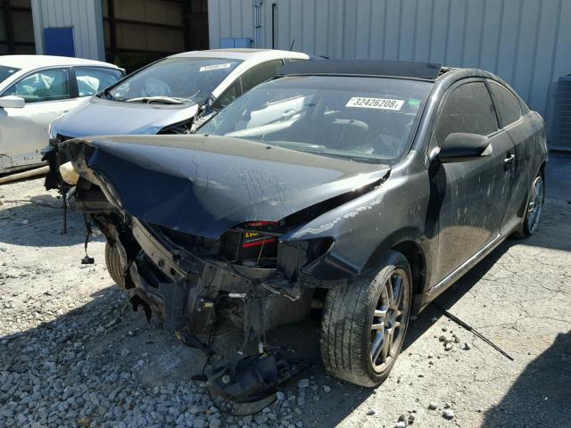 JTKDE177370198202 - 2007 SCION TC BLACK photo 2