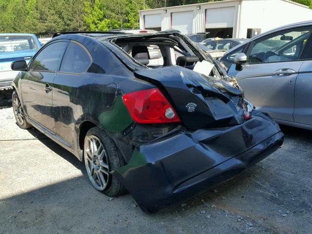 JTKDE177370198202 - 2007 SCION TC BLACK photo 3