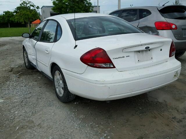 1FAFP53U85A283725 - 2005 FORD TAURUS WHITE photo 3