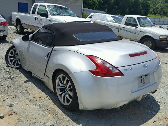 JN1AZ4FH4AM301740 - 2010 NISSAN 370Z SILVER photo 3