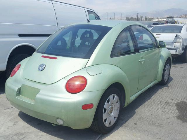 3VWBK21C92M410820 - 2002 VOLKSWAGEN NEW BEETLE მწვანე ფოტო 4