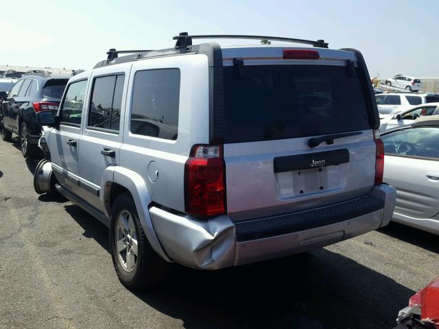 1J8HH48K66C355683 - 2006 JEEP COMMANDER SILVER photo 3
