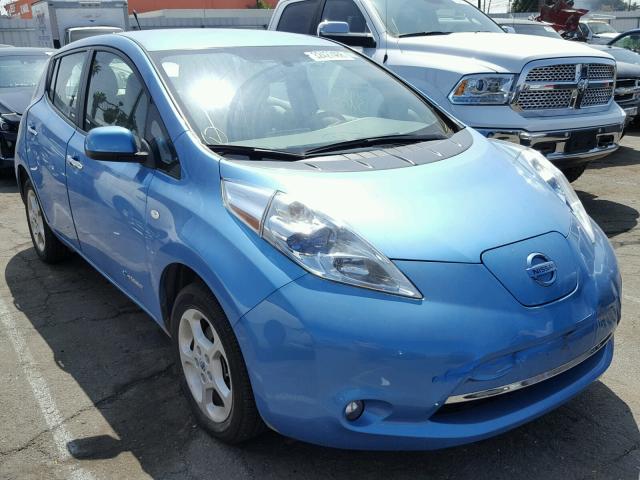 JN1AZ0CP3BT002431 - 2011 NISSAN LEAF SV BLUE photo 1