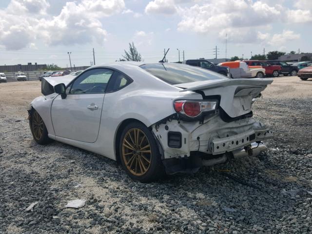 JF1ZNAA15E9703415 - 2014 TOYOTA SCION FR-S თეთრი ფოტო 3