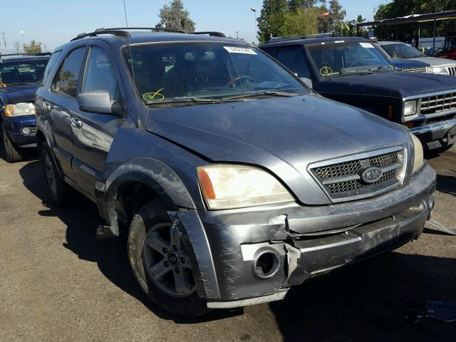 KNDJD733135058035 - 2003 KIA SORENTO EX GRAY photo 1